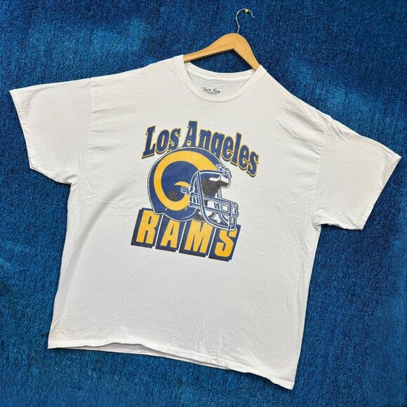 Los Angeles Rams NFL Football White T-Shirt Size Extra Large - Picture 3 of 4